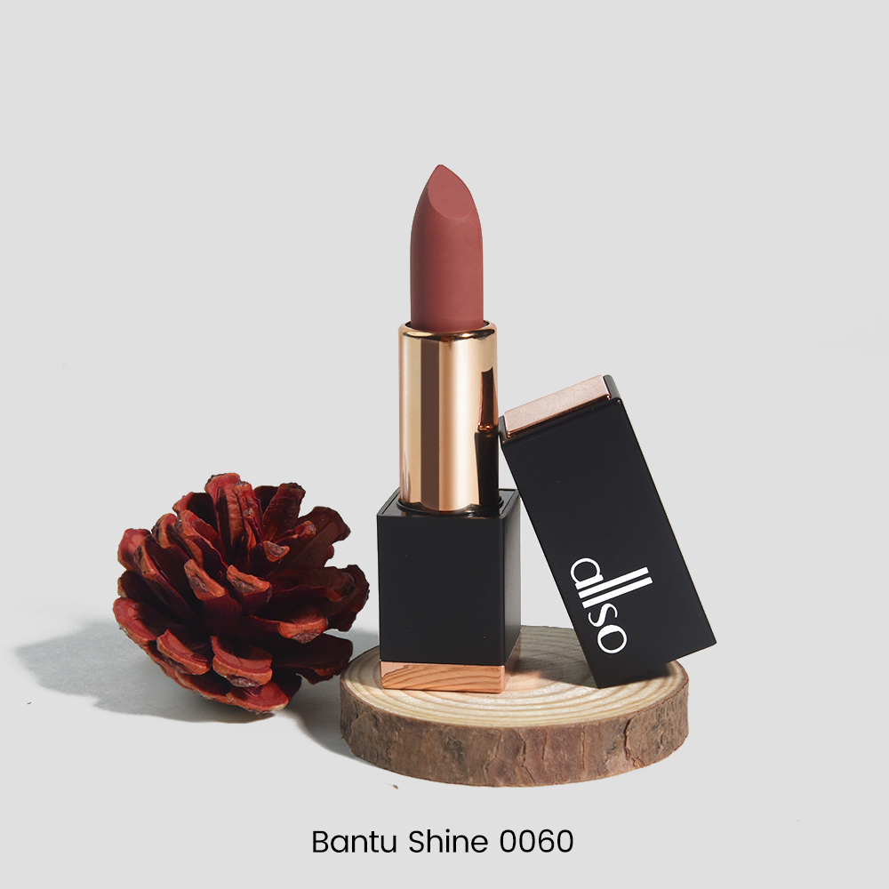 allso Bold Luxe High-Shine Lipstick, Bantu Shine