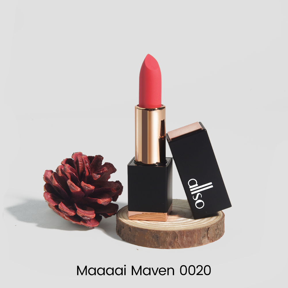 allso Bold Luxe Semi-Matte Lipstick, Maaaai Maven 0020