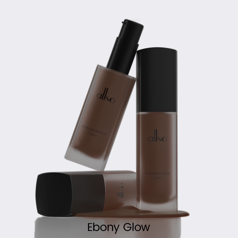 allso Poreless Soft Matte Longwear Foundation - Ebony Glow