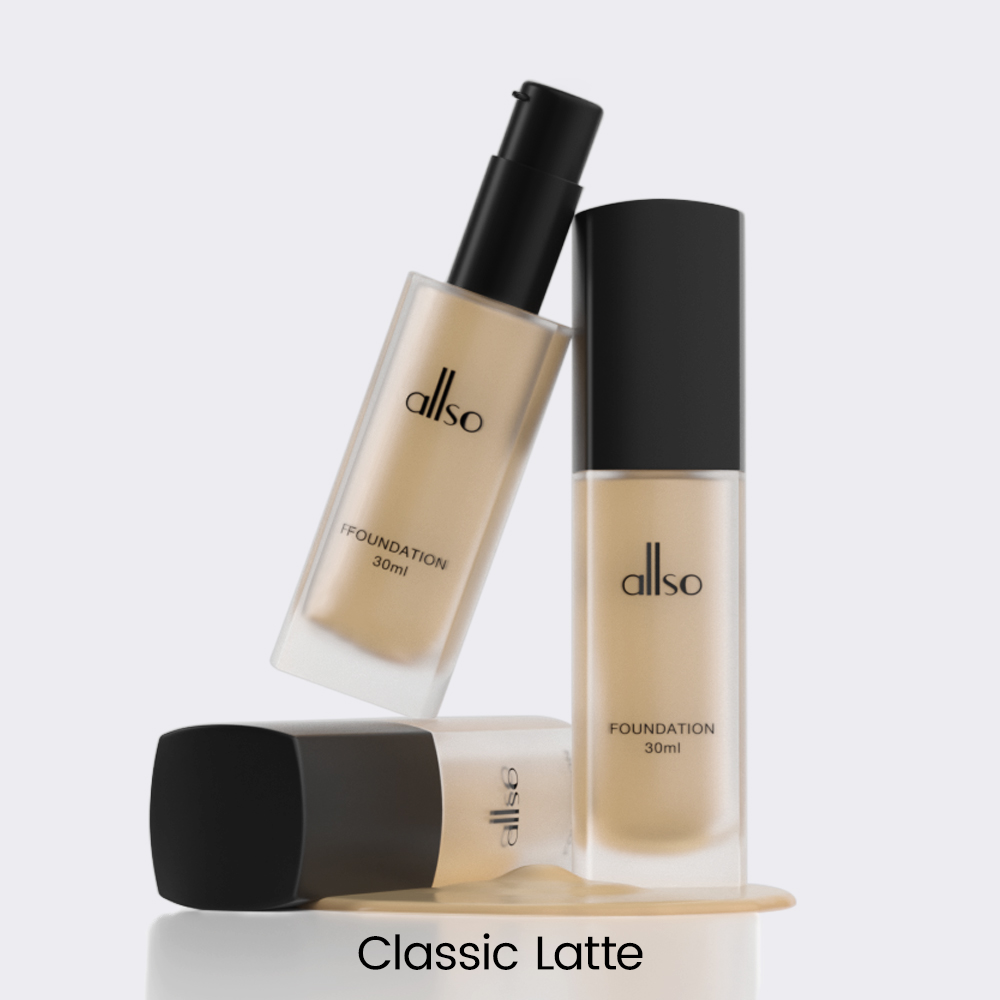 allso Poreless Soft Matte Longwear Foundation - Ebony Glow