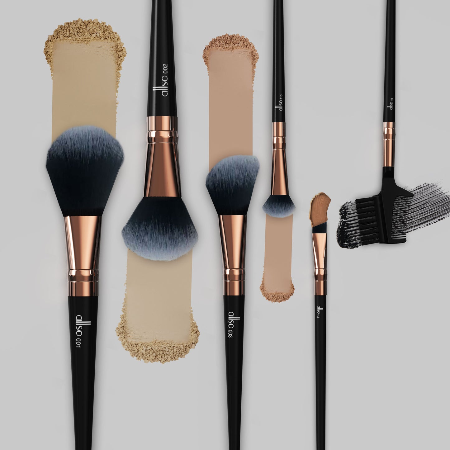 allso Brush Set 6-piece brush set (Face & Eyes)