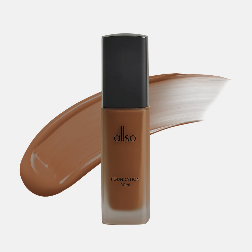 allso Poreless Soft Matte Longwear Foundation - Ebony Glow