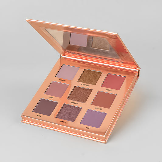 allso Amber Glow Eye Shadow Palette, 9-in-1 Mix & Match