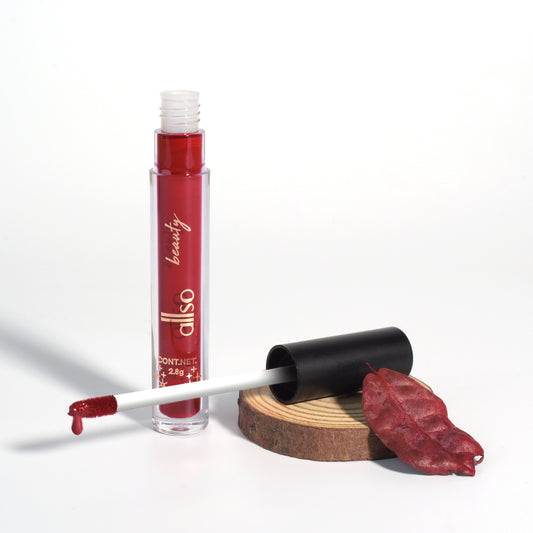 allso Bold Lock Kissproof Matte Liquid Lipstick, Burgundy Wine