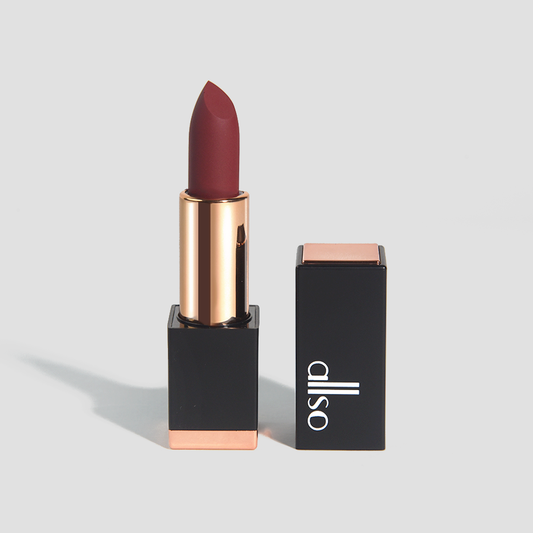 allso Bold Luxe High-Shine Lipstick, Ebony Shine