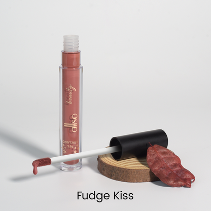 allso Bold Lock Kissproof Matte Liquid Lipstick, Fudge Kiss