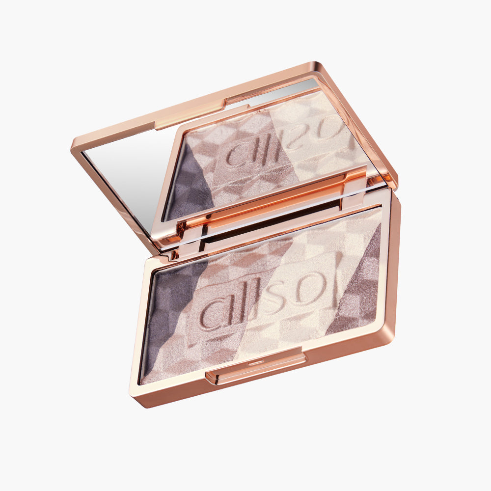 Quadruplo de sombras sedosas allso, nude smoke