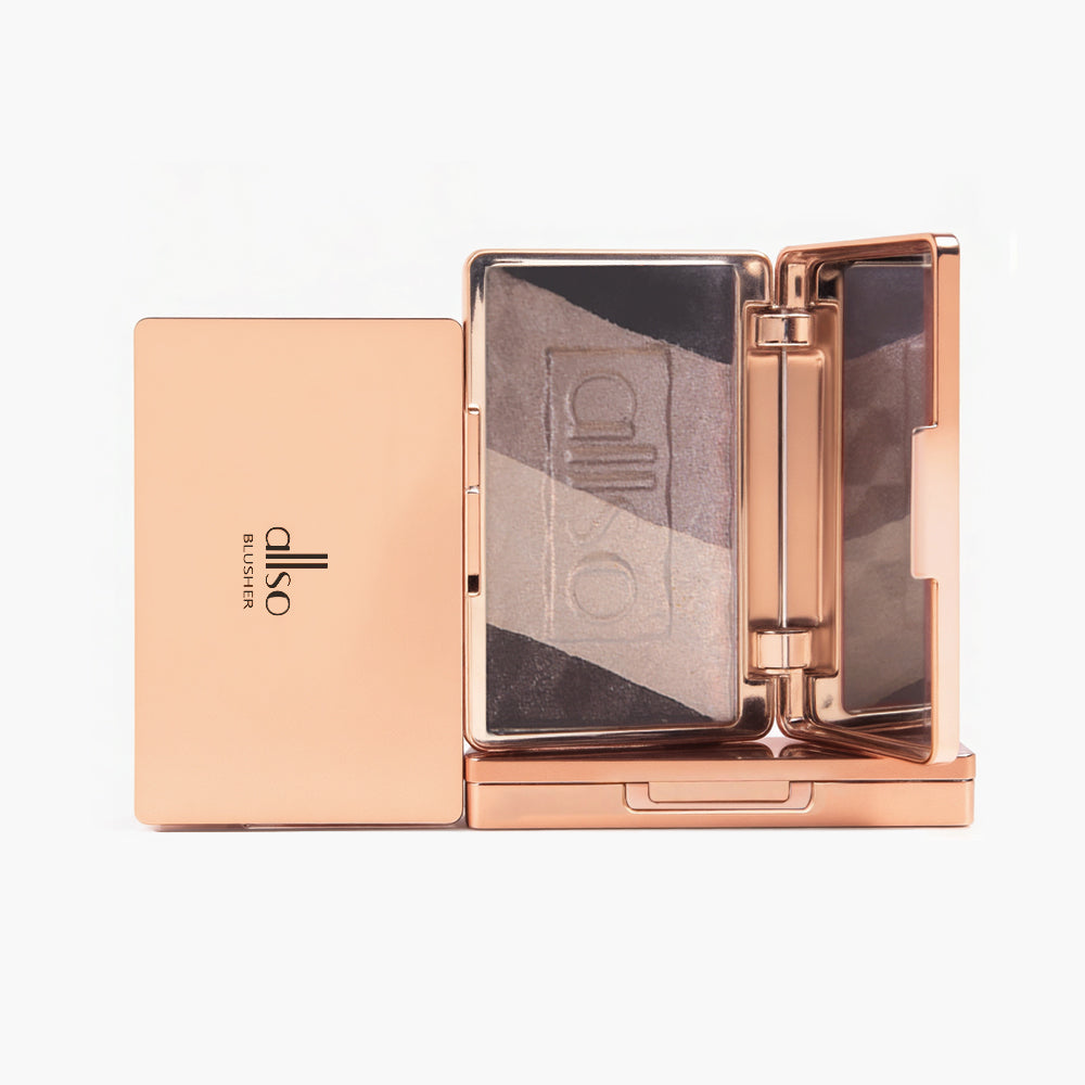 Quadruplo de sombras sedosas allso, nude smoke