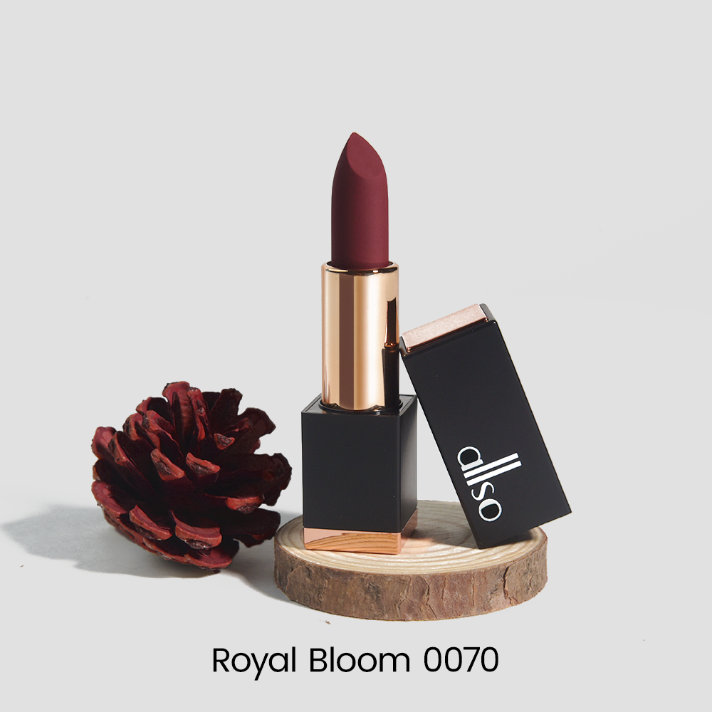 allso Bold Luxe Semi-Matte Lipstick, Royal Bloom 0070