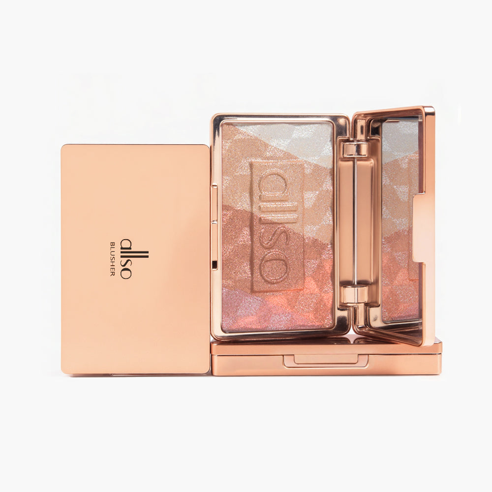 Quadruplo de sombras sedosas allso, nude smoke
